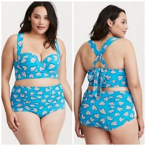 Torrid Swim High Waisted Bathing Suit Bottom